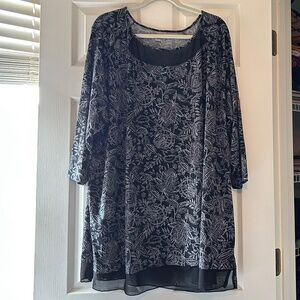 Catherine's 3x Printed Tunic Blouse